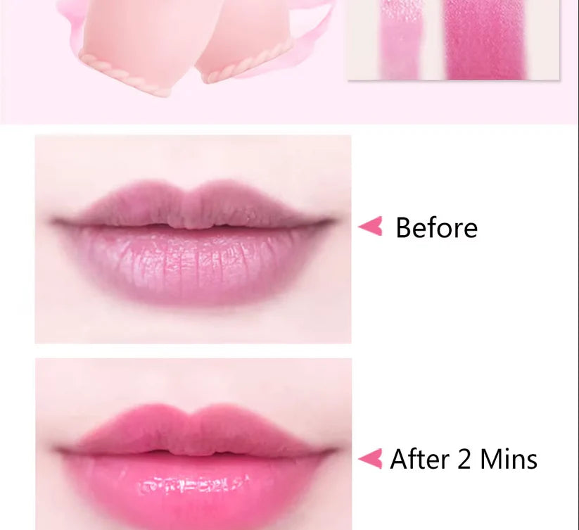 ( ১ পিস) Jelly Dried Flower Color Changing Lip Balm with FREE Lip Liner